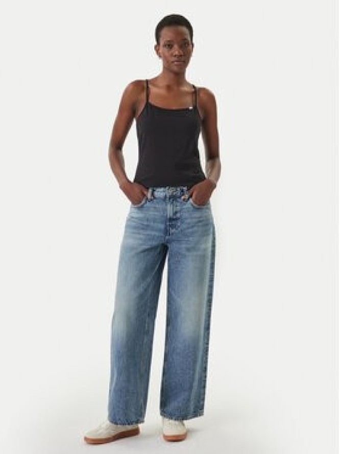 Calvin Klein Jeans Top LV047F259G Czarny Slim Fit