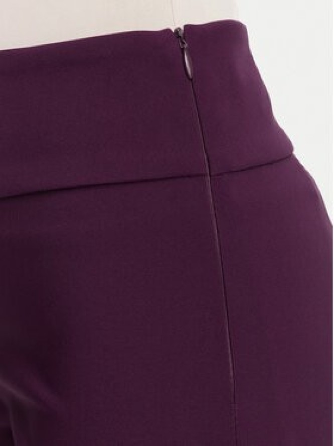 Rinascimento Spodnie materiałowe CFC0130140003 Bordowy Flare Fit