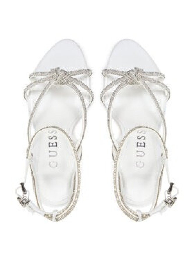 Guess Sandały FLJMRT ELE03 Biały