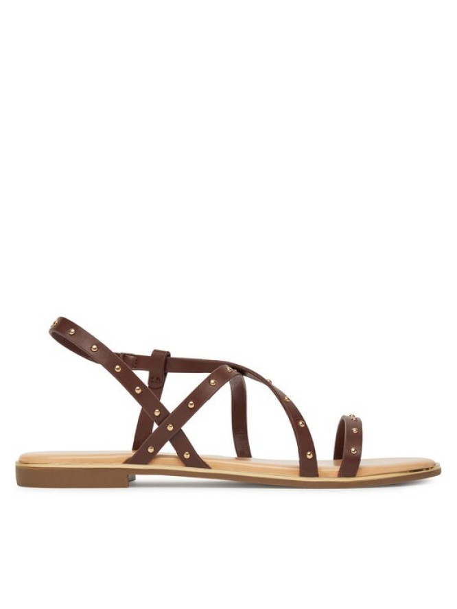 ONLY Shoes Sandały Onlmari-4 Pu Studs 15342339 Brązowy