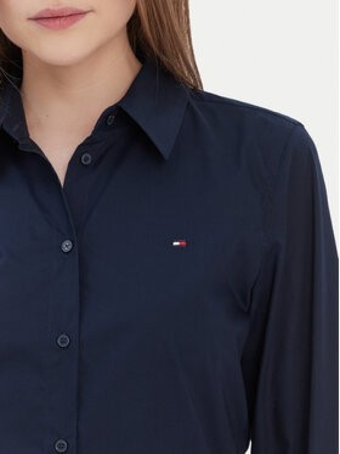Tommy Hilfiger Koszula WW0WW43577 Granatowy Regular Fit