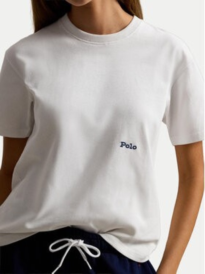 Polo Ralph Lauren T-Shirt 211A96263004 Biały Regular Fit