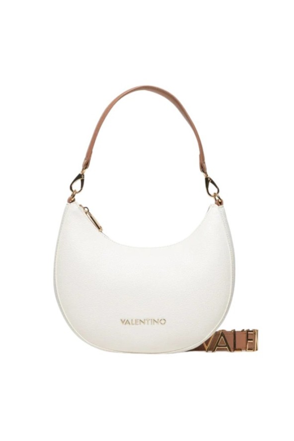 VALENTINO Biała torebka księżyc Alexia Hobo Bag SS26