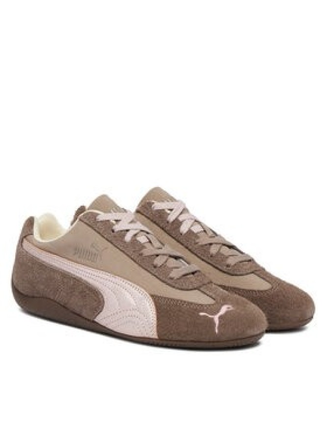Puma Sneakersy Speedcat Brushed Luxe Wns 407672 01 Brązowy