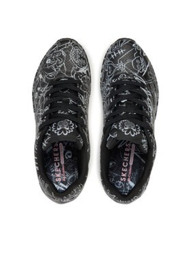 Skechers Sneakersy Street Uno - Process Sketch 177972/BKW Czarny
