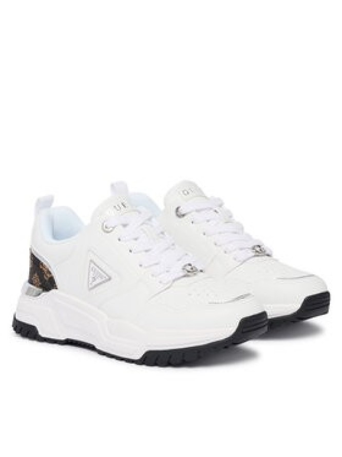 Guess Sneakersy FLFHEL ELE12 Biały