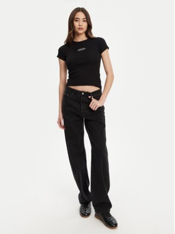 Guess Jeans T-Shirt W5YP37 KA0H1 Czarny Slim Fit