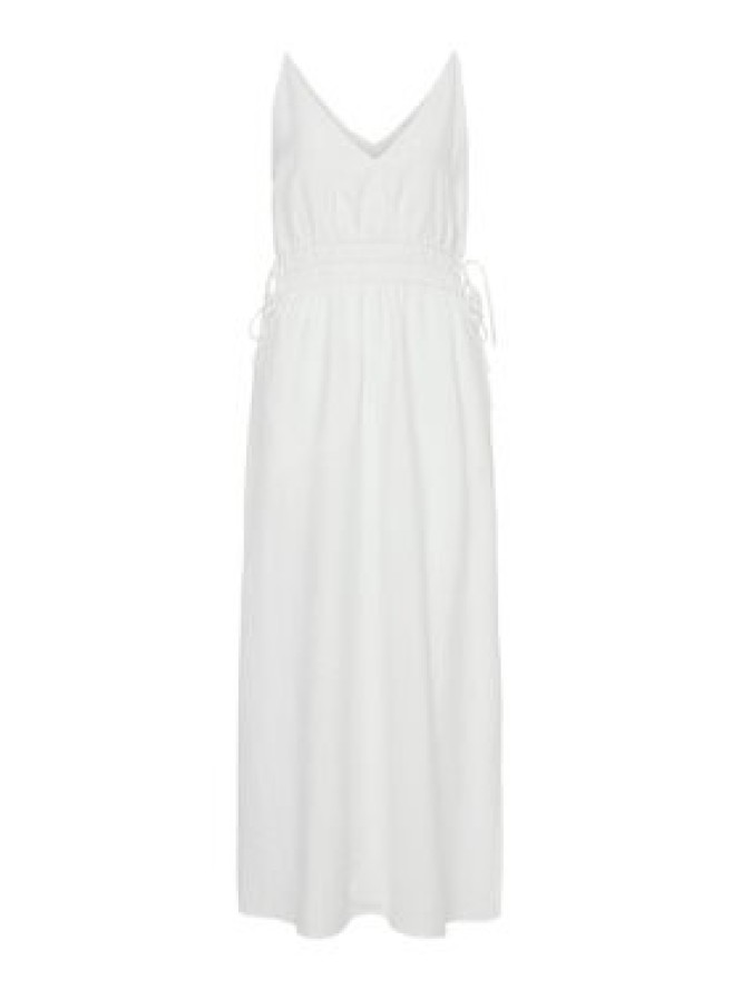 YAS Sukienka letnia Dazly 26037101 Biały Regular Fit