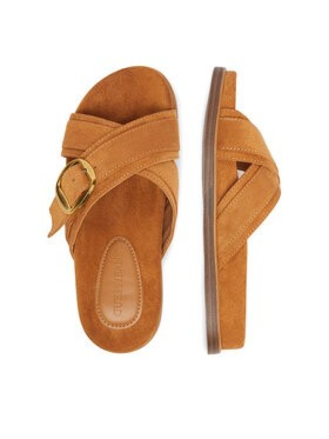 Guess Jeans Klapki CEO-HY1001-6 Brązowy