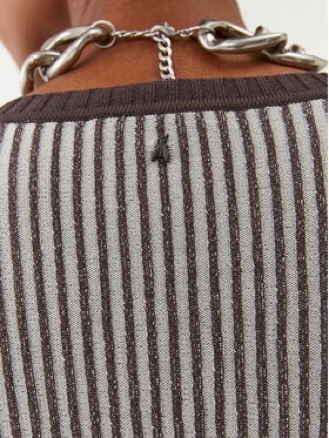 Patrizia Pepe Sweter 8K0165/K123-J3S6 Szary Slim Fit