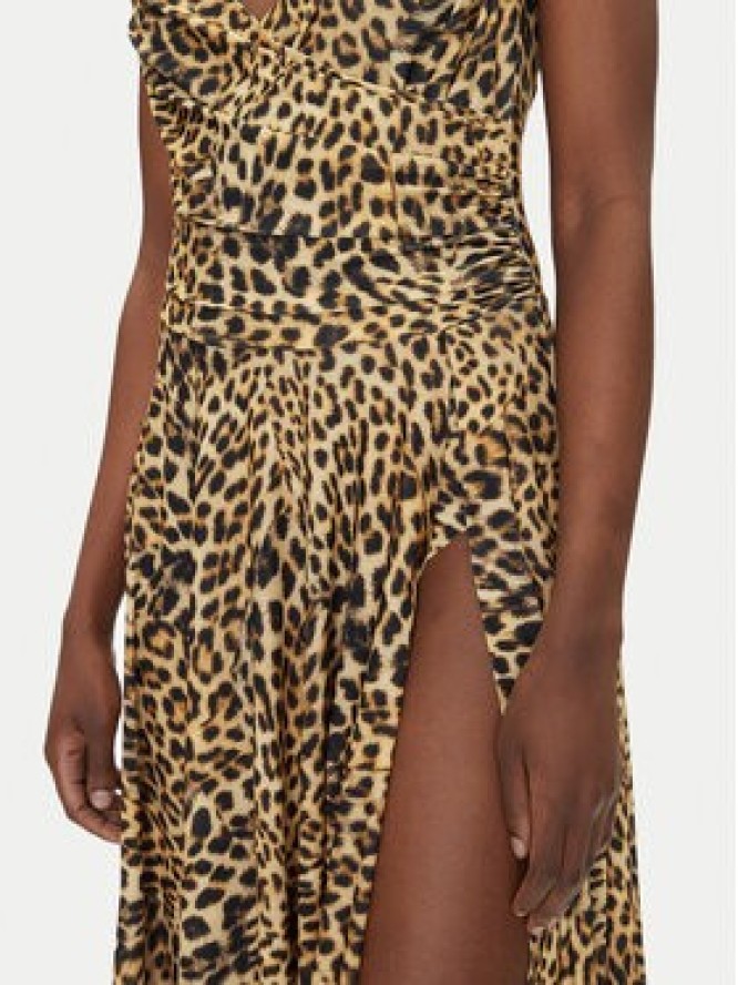 NORMA KAMALI Sukienka codzienna KK4243PLG47656 Brązowy Slim Fit