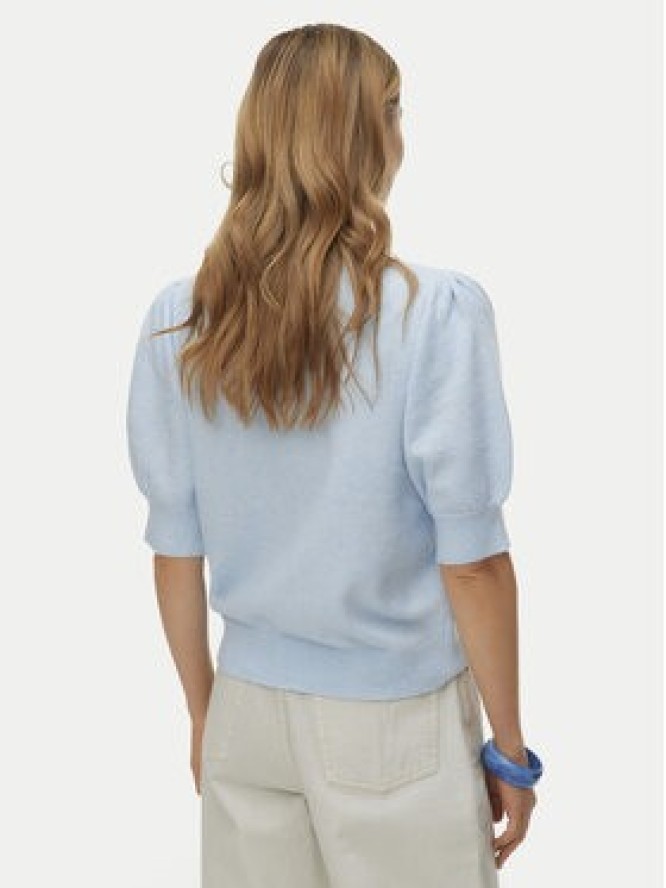 Vero Moda Sweter Doffy 10278313 Błękitny Regular Fit