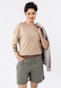 Gładki t-shirt, Comfort Fit, T-RODOS