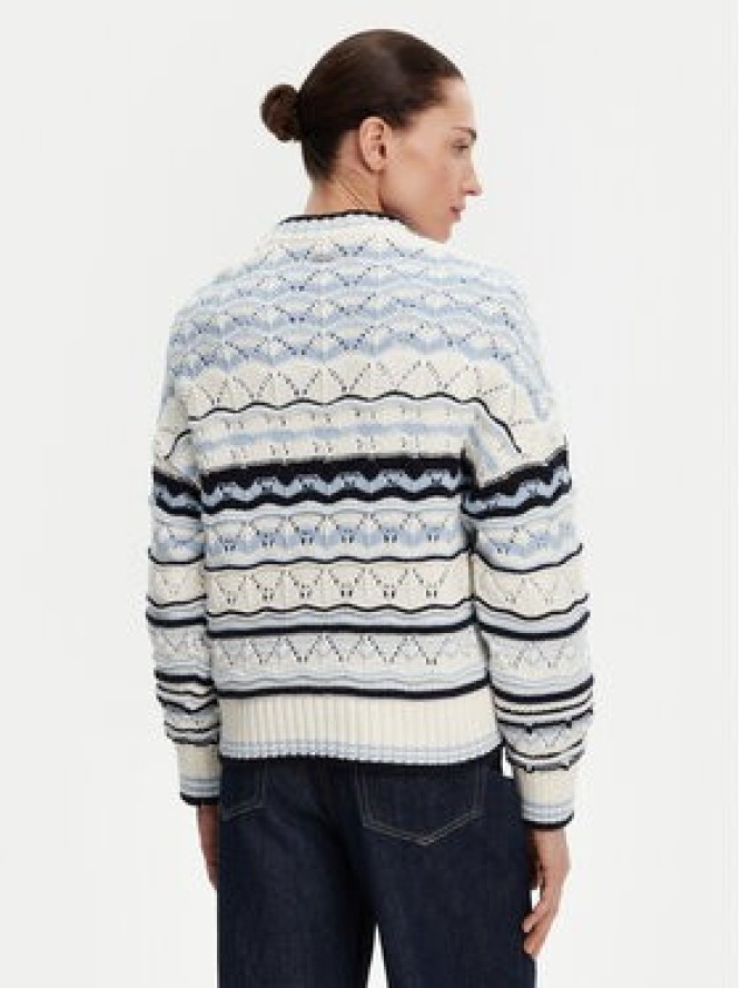 Barbour Sweter Eloise LKN1615MI11 Błękitny Relaxed Fit