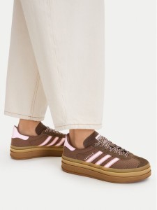 adidas Sneakersy Gazelle Bold KI7225 Brązowy