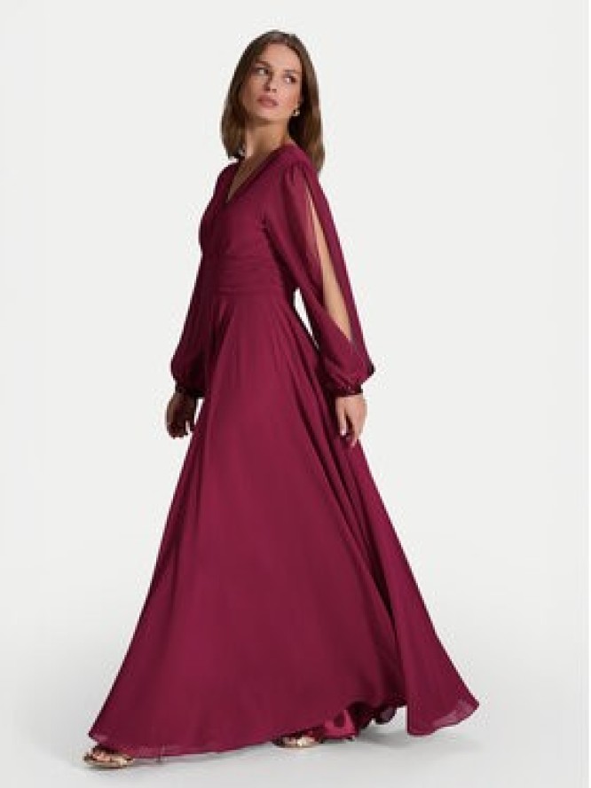 Swing Sukienka wieczorowa 5AI17100 Bordowy Regular Fit