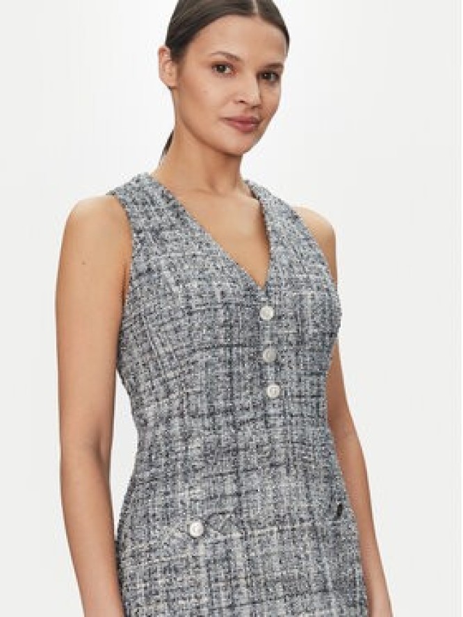 Guess Sukienka koktajlowa W5GK0E WH7I0 Szary Bodycon Fit