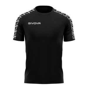 Givova Sport T-Shirt Czarny M - Oddychająca i wygodna bawełna