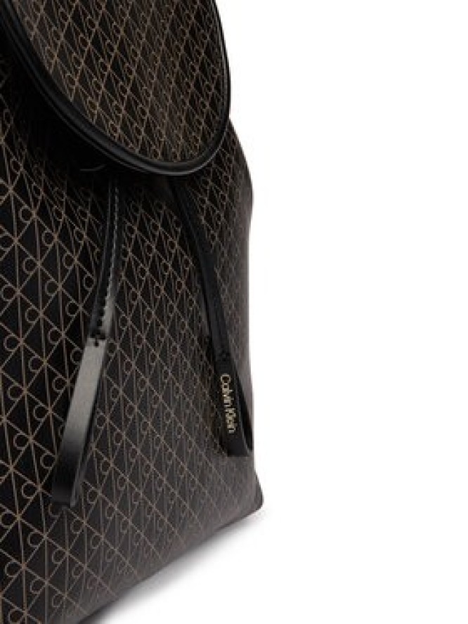 Calvin Klein Plecak Emblem Aop Mini Backpack LV04F3507G Czarny