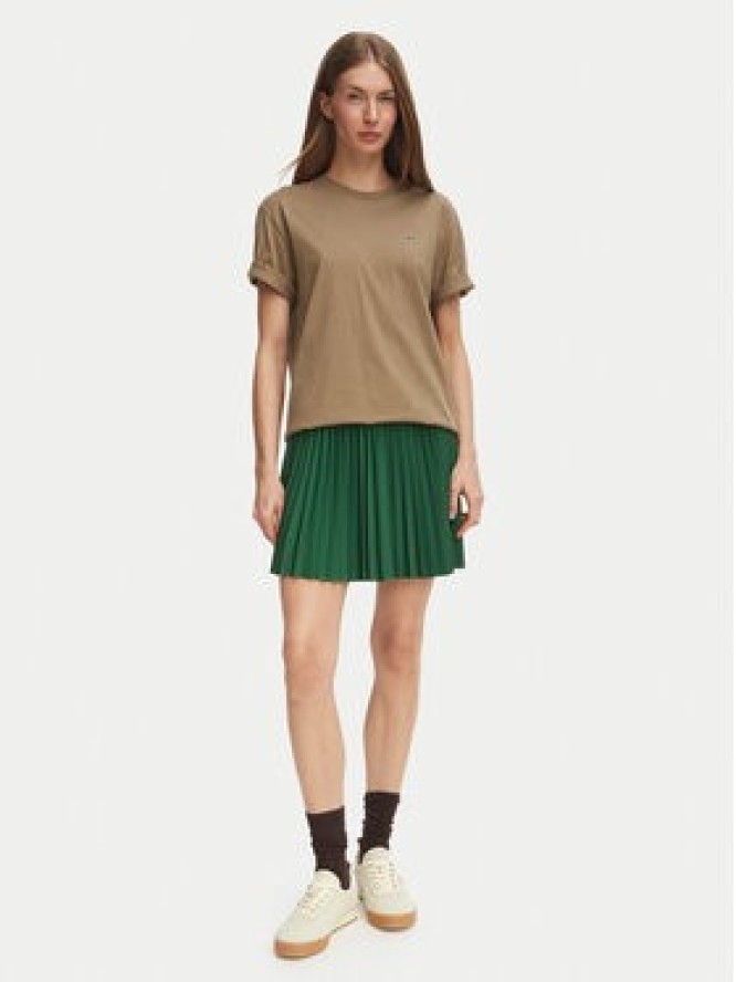Lacoste T-Shirt TF7215 Brązowy jasny Regular Fit