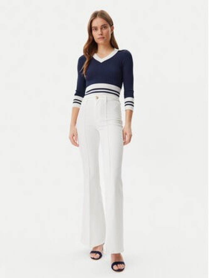 Guess Sweter W5GR46 Z3L10 Granatowy Regular Fit