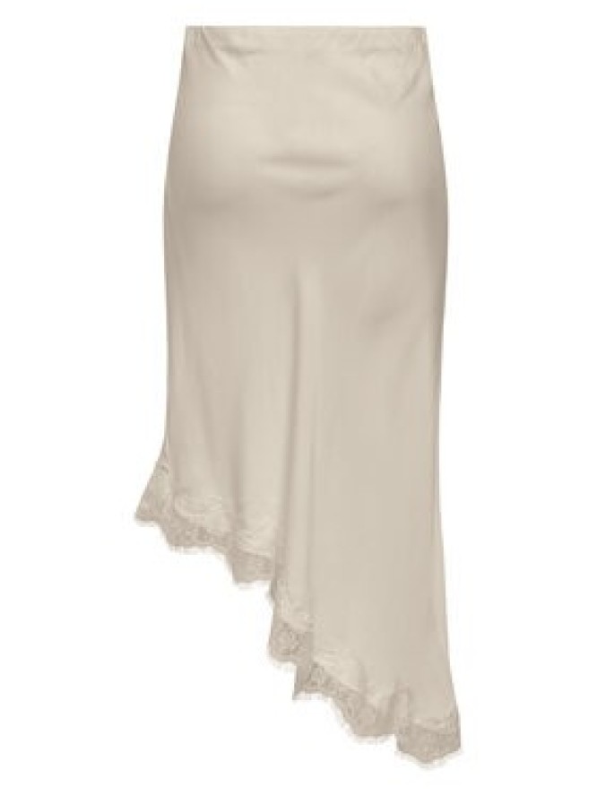 ONLY Spódnica midi Faraya 15380116 Kremowy Slim Fit