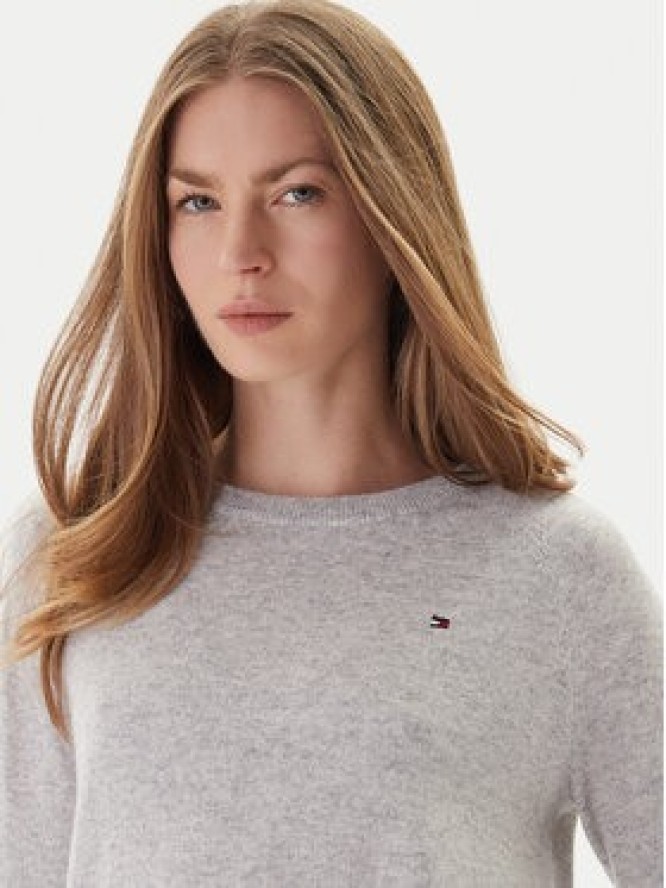 Tommy Hilfiger Sweter WW0WW47470 Szary Regular Fit