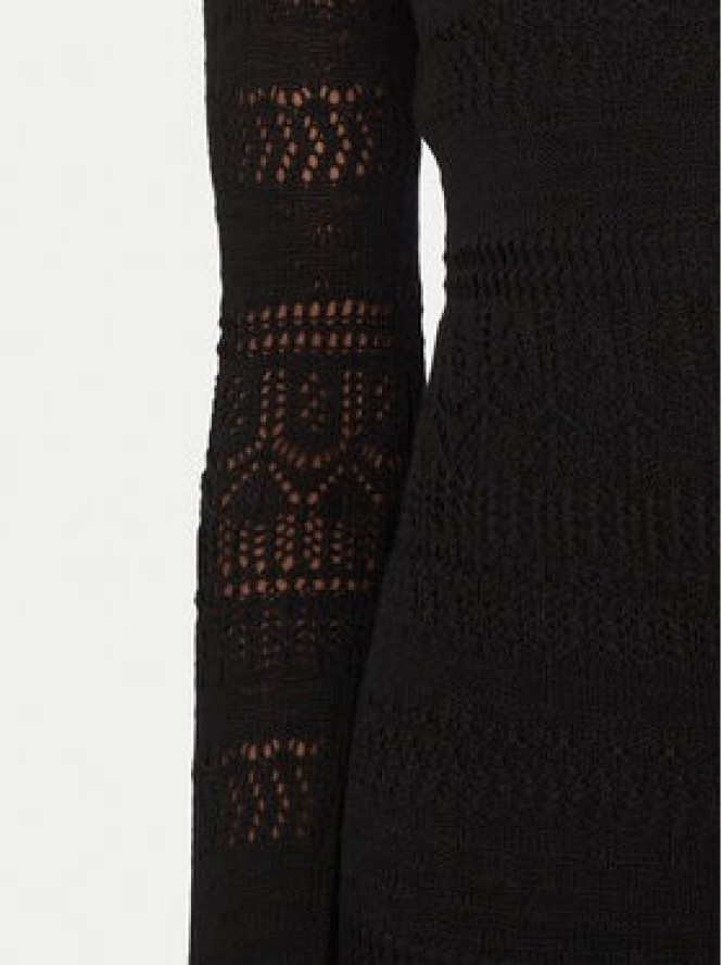 Morgan Sukienka dzianinowa 251-RMPIMA M Czarny Slim Fit
