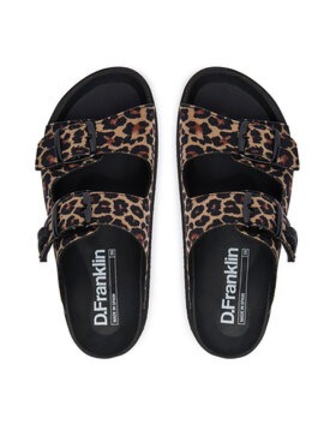 D.Franklin Klapki DFSH414003 Brązowy