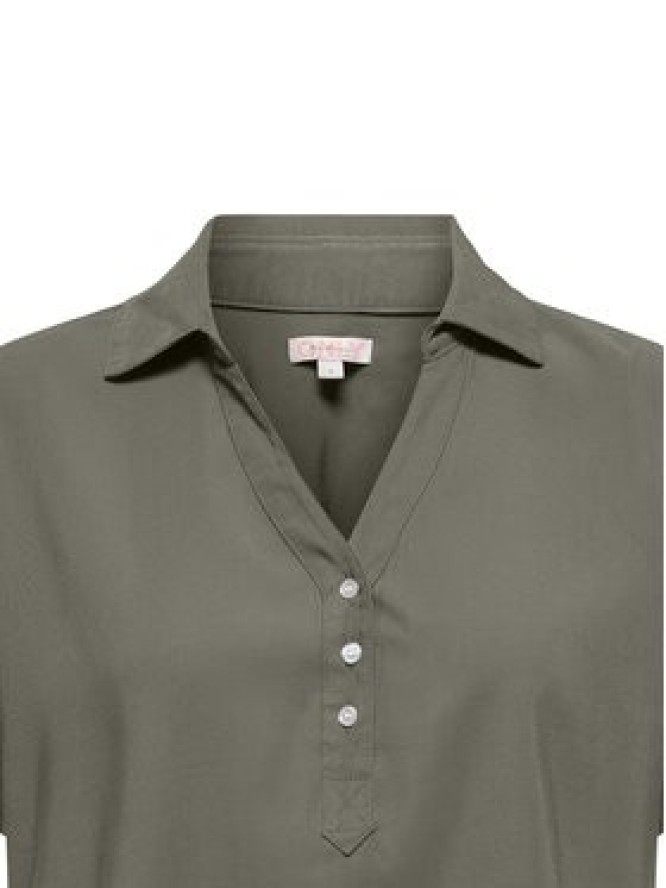 ONLY Polo Aris 15364279 Zielony Loose Fit