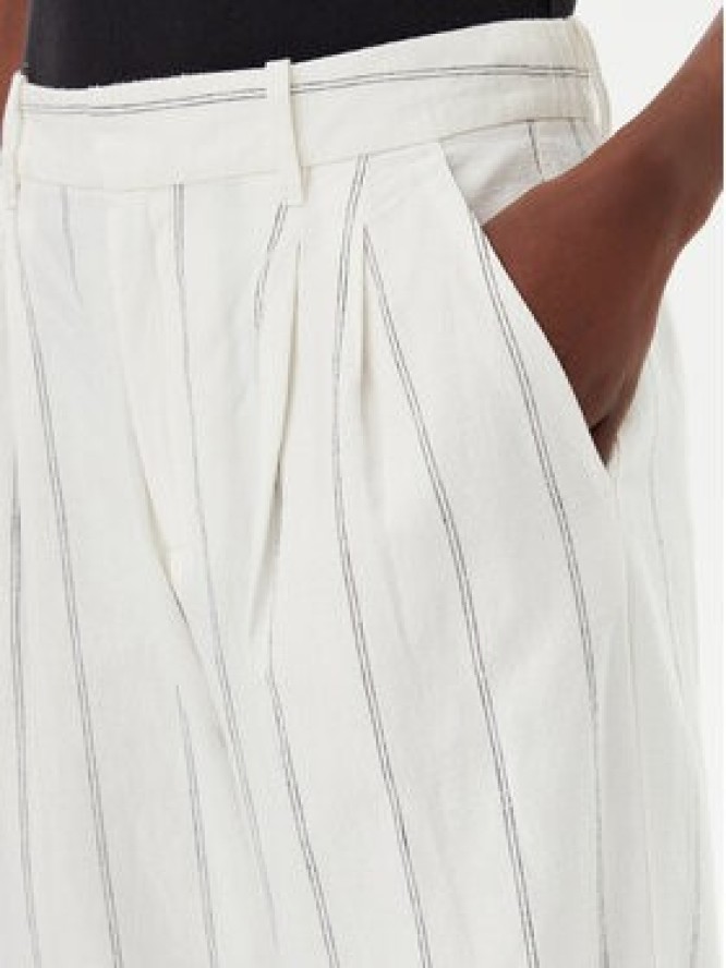 Gap Spodnie materiałowe 713998-01 Écru Wide Leg