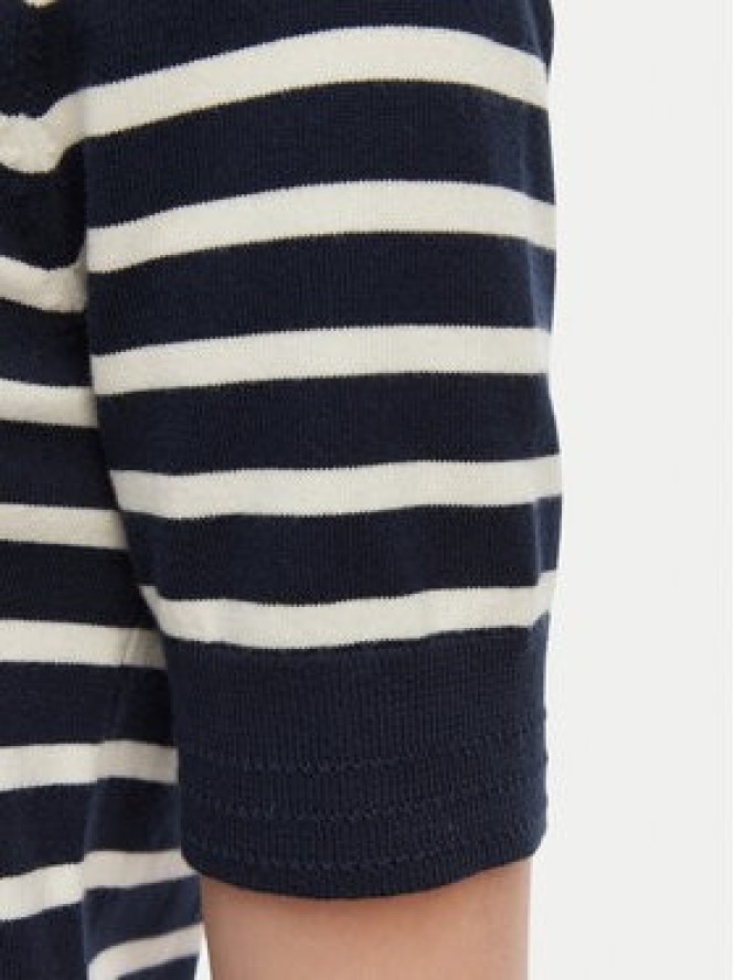 Tommy Hilfiger Sweter WW0WW49705 Granatowy Slim Fit