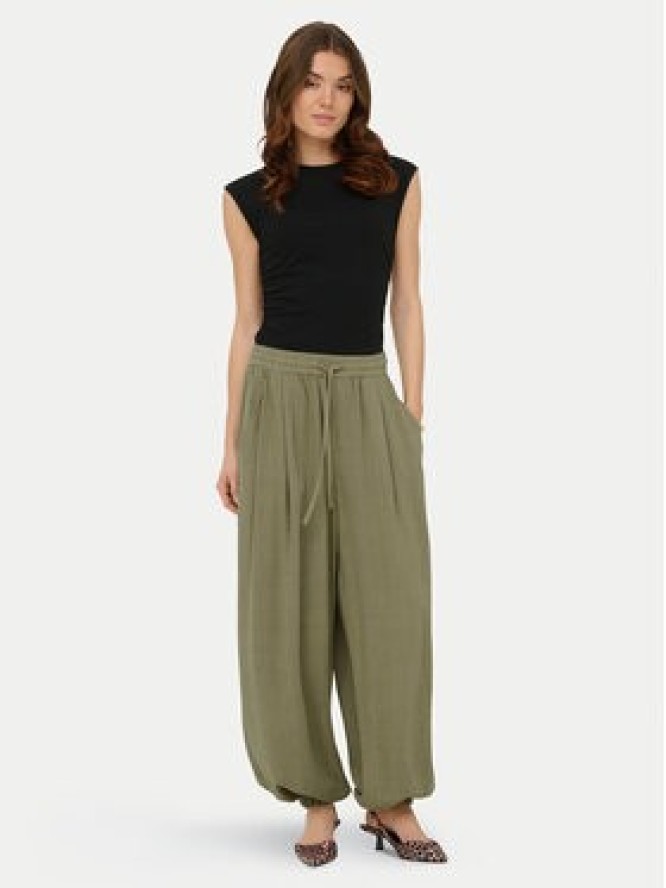 ONLY Spodnie materiałowe Siesta 15373197 Khaki Regular Fit