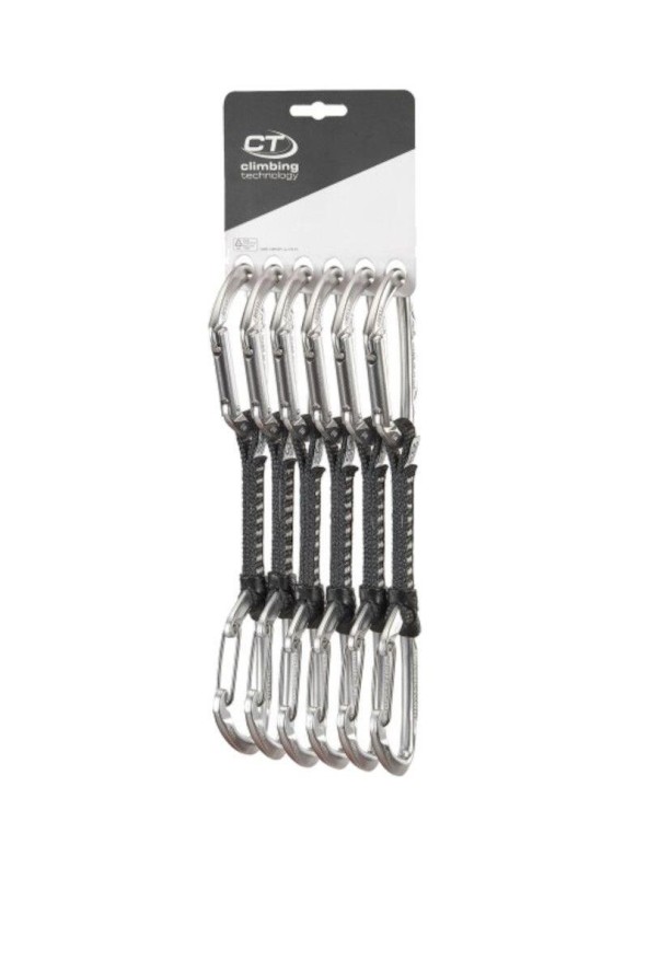 Ekspresy wspinaczkowe Climbing Technology Lime Set M-UL 12 cm 6-Pack - silver