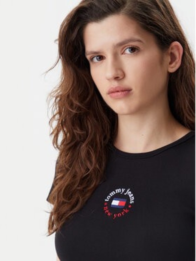 Tommy Jeans Sukienka codzienna DW0DW20384 Czarny Slim Fit