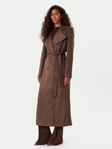 Bardot Trencz Kira Vegan Suede 57053JB4 Brązowy Regular Fit