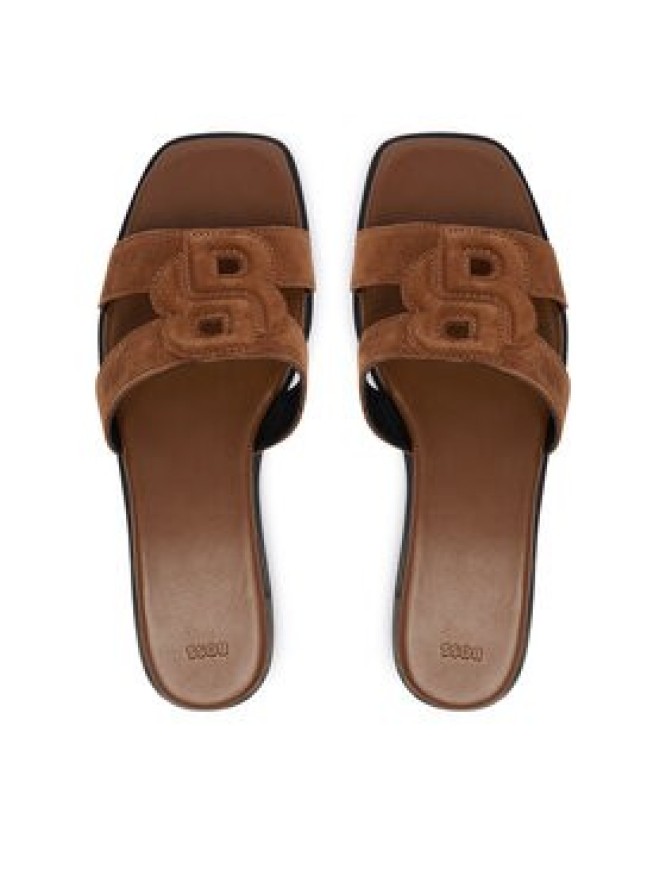 BOSS Klapki Charlize 50563333 Beżowy