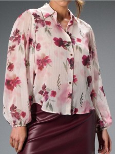 Koszula w kwiaty - wielobarwny