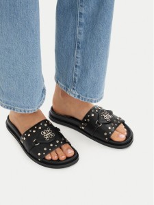 Nine West Klapki EO-TL758-1 Czarny