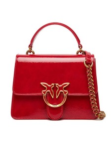 PINKO Torebka Love One Top Handle Mini Light PE 25 PLTT 100071 A1UV Czerwony