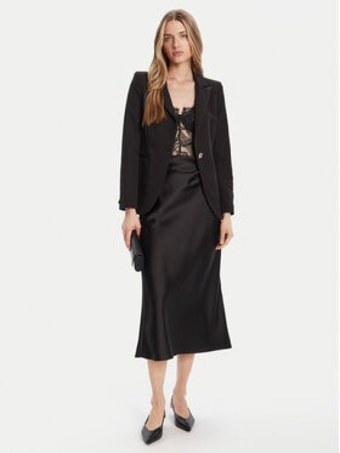 Rinascimento Spódnica midi CFC0125416003 Czarny Regular Fit