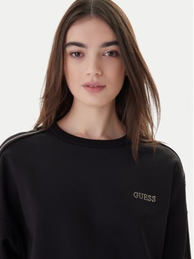 Guess Bluza V6RQ96 KCX22 Czarny Regular Fit