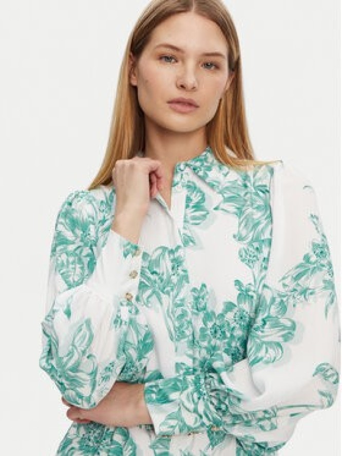 Guess Sukienka wieczorowa W5PK1C WHHC0 Turkusowy Regular Fit