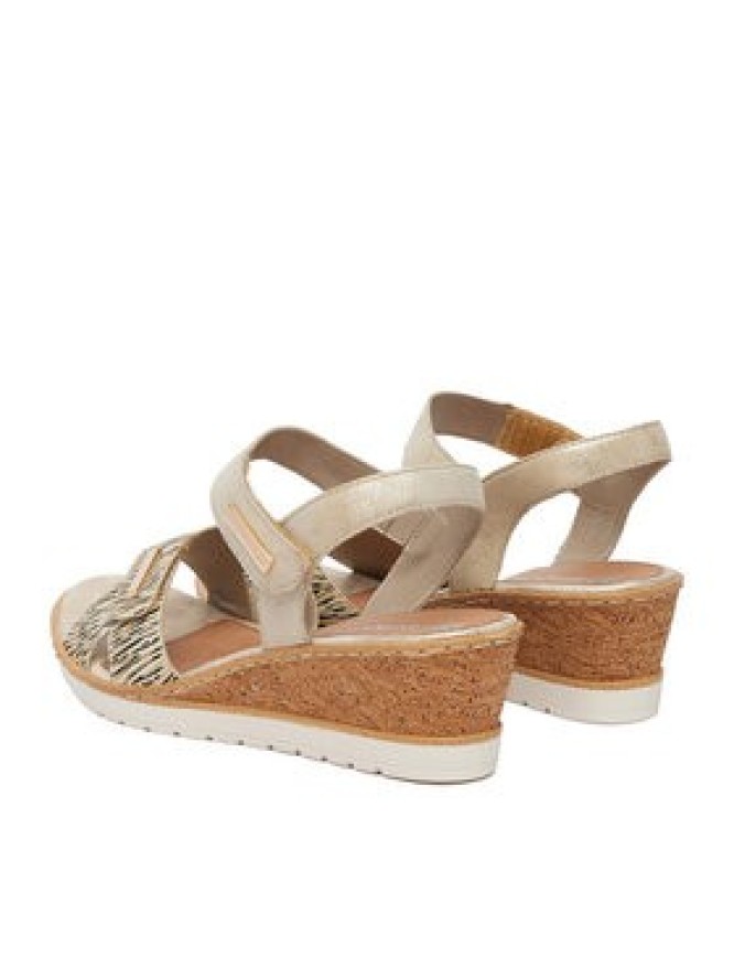 Remonte Sandały CEO-R6266-90 Złoty