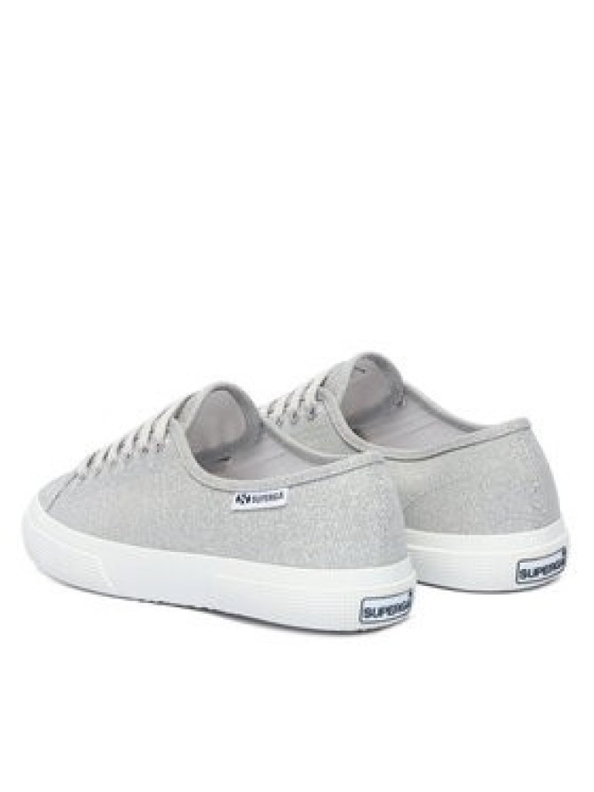 Superga Tenisówki 3750 Jersey Lame Leggera Low Top S4135ZW Srebrny