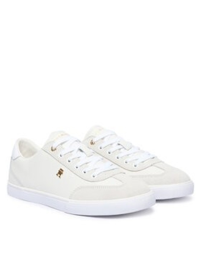 Tommy Hilfiger Sneakersy Th Chic Low Vulc FW0FW09391 Kremowy