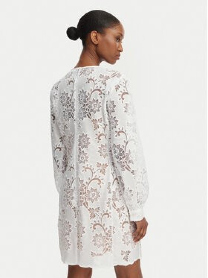 MICHAEL Michael Kors Sukienka letnia MS683E2KR2 Biały Relaxed Fit