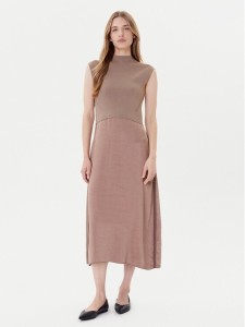 BOSS Sukienka codzienna Ferdolini 50542873 Beżowy Regular Fit