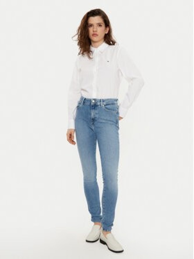 Tommy Hilfiger Koszula WW0WW43577 Biały Regular Fit