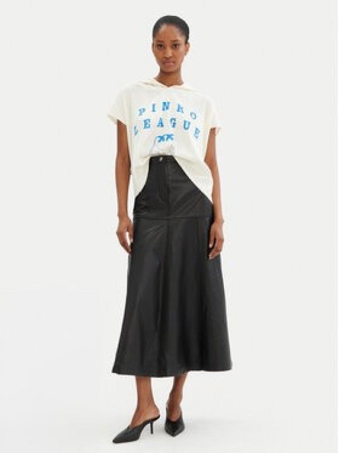 PINKO Bluzka Belinda 104875 A2HL Écru Regular Fit